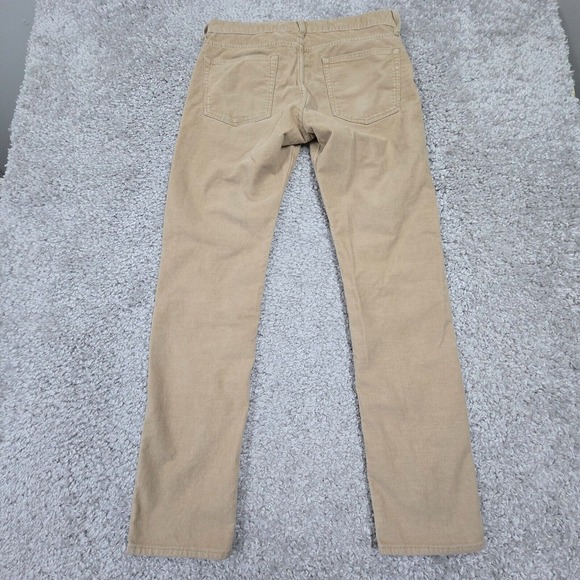 J Crew 484 Pants 31x32‎ Tan Corduroy Straight Leg Stretch Chinos Comfort - Picture 8 of 13